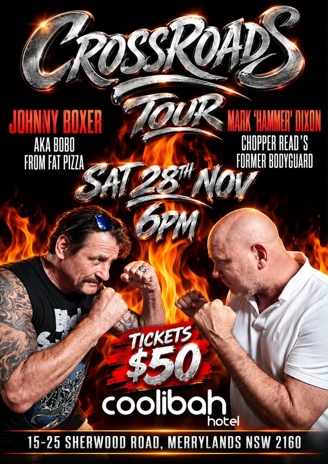 Crossroads Tour - Coolibah Hotel - Nov 28